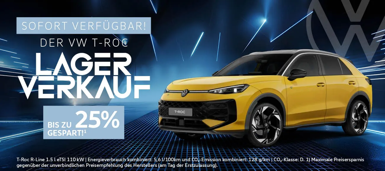 Slider T-Roc Lageraktion